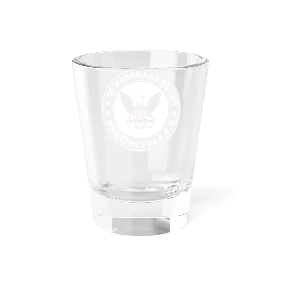 US Navy Veteran Proud Grandson (U.S. Navy) Shot Glass 1.5oz - Go Mug Yourself
