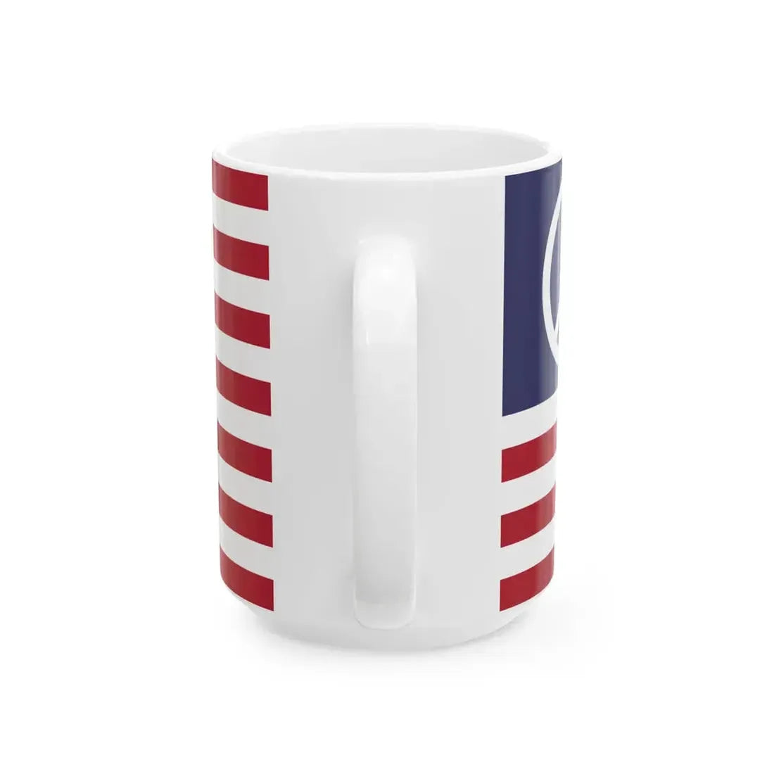 US Peace flag (United States) White Coffee Mug - Go Mug Yourself