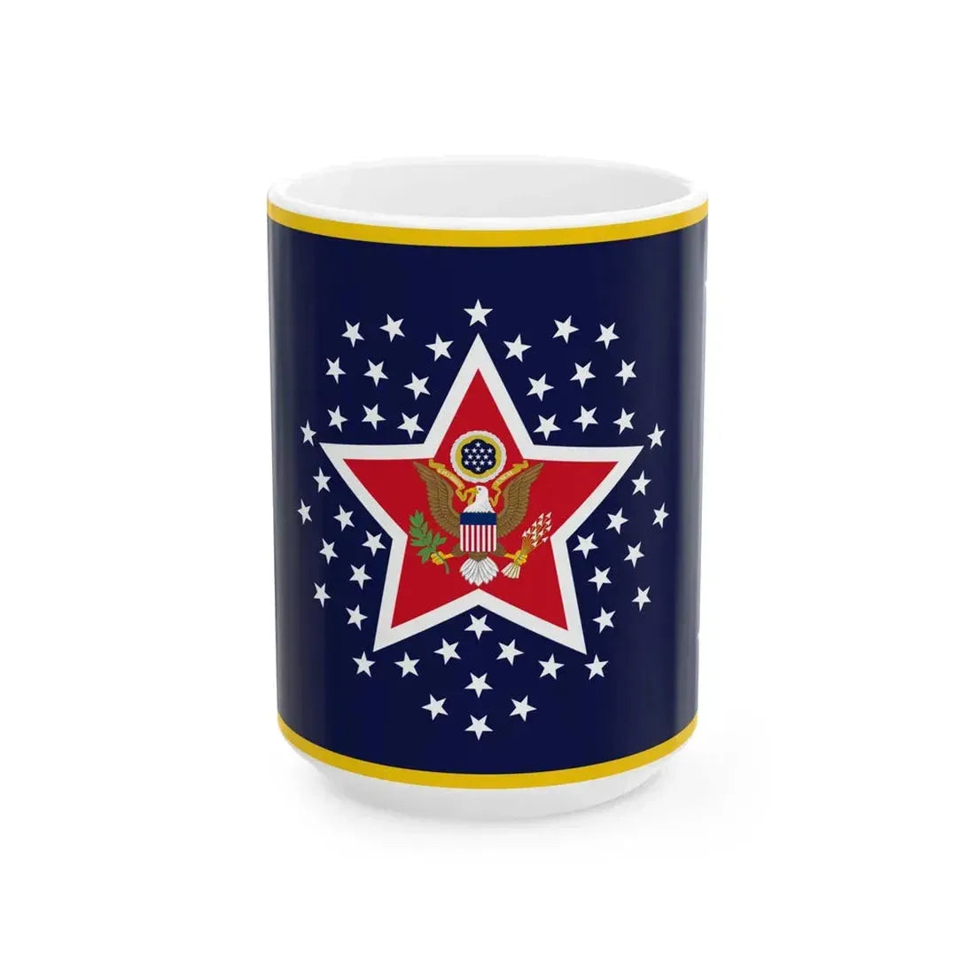 US Presidential Color Army 1912 (United States) White Coffee Mug 15oz - Go Mug Yourself