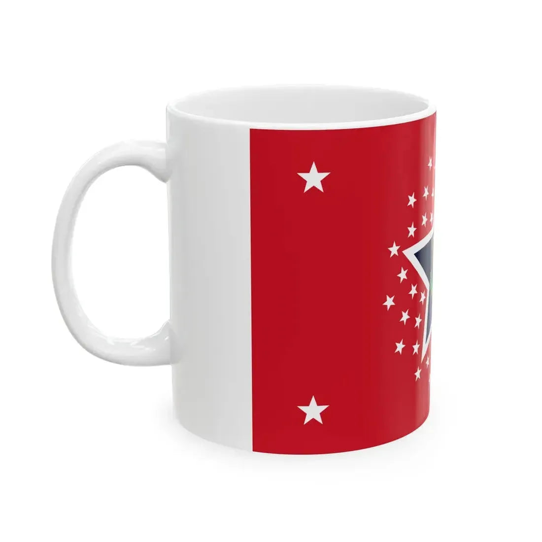 US Presidential Flag Army 1898 (United States) White Coffee Mug - Go Mug Yourself