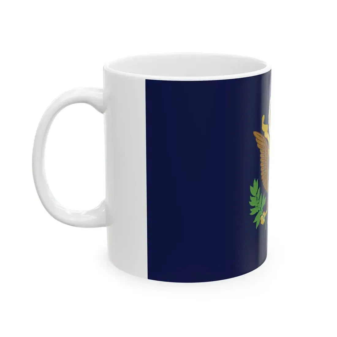 US Presidential Flag Navy 1899 (United States) White Coffee Mug - Go Mug Yourself