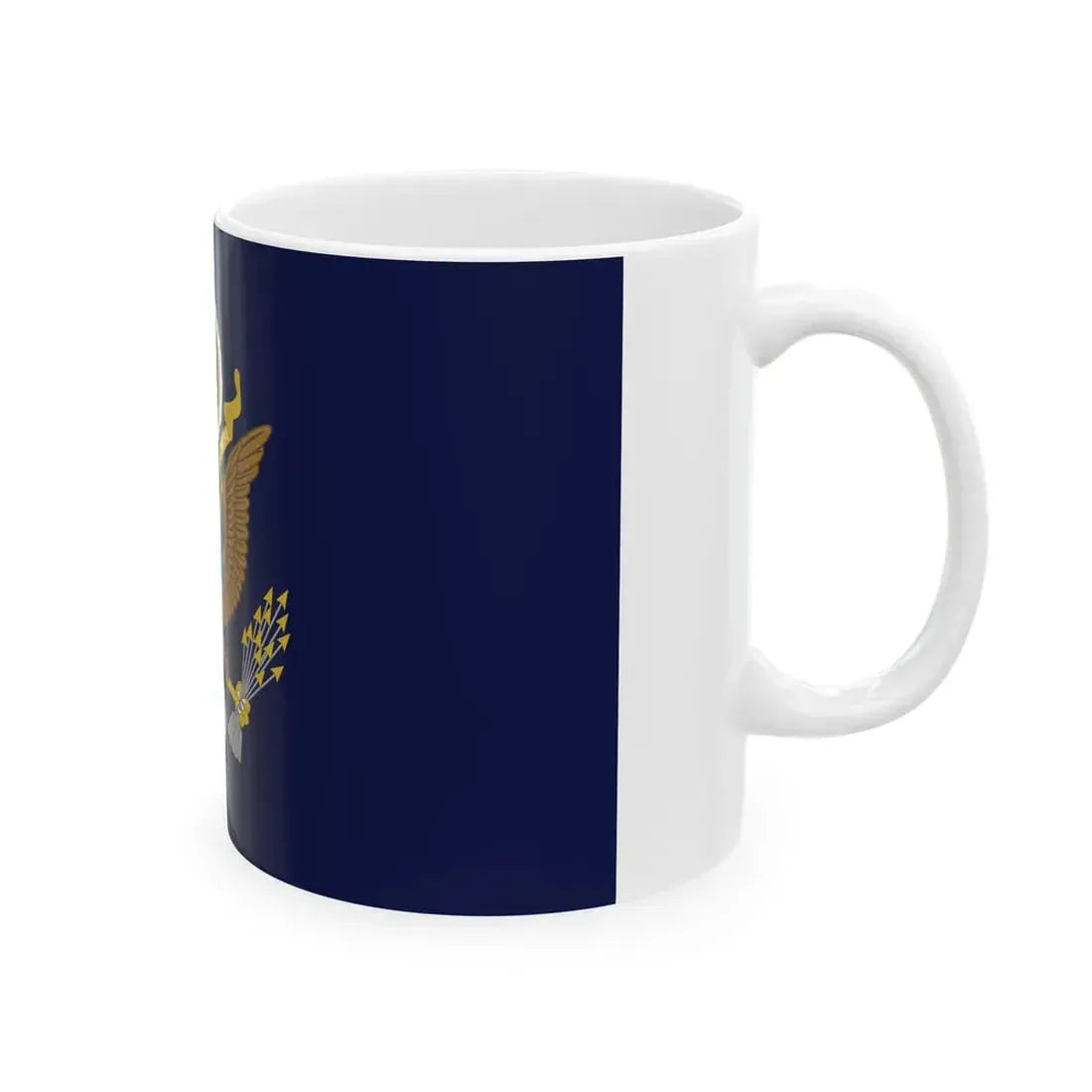 US Presidential Flag Navy 1899 (United States) White Coffee Mug - Go Mug Yourself