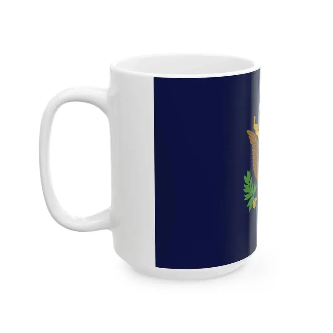 US Presidential Flag Navy 1899 (United States) White Coffee Mug - Go Mug Yourself