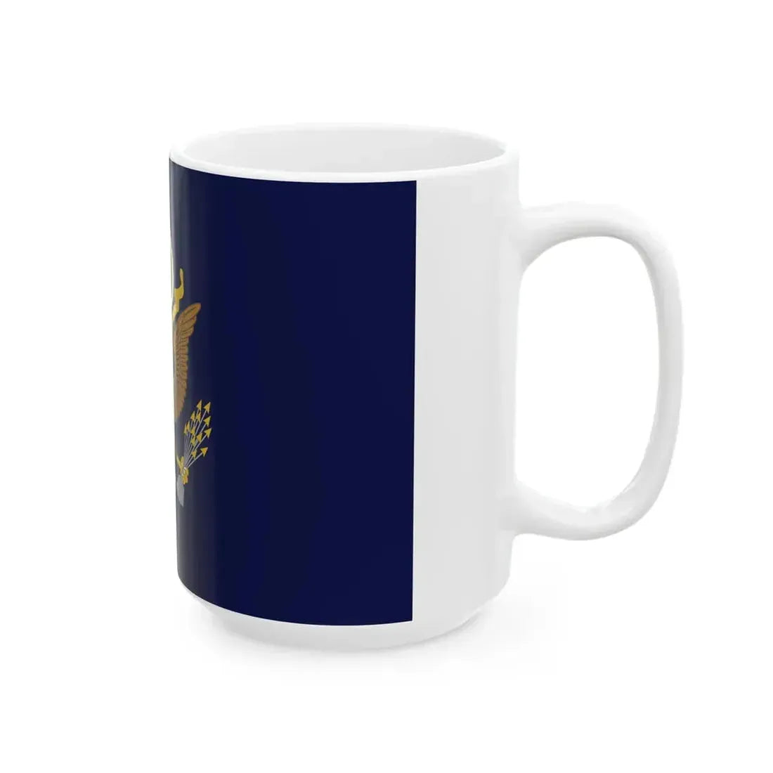 US Presidential Flag Navy 1899 (United States) White Coffee Mug - Go Mug Yourself