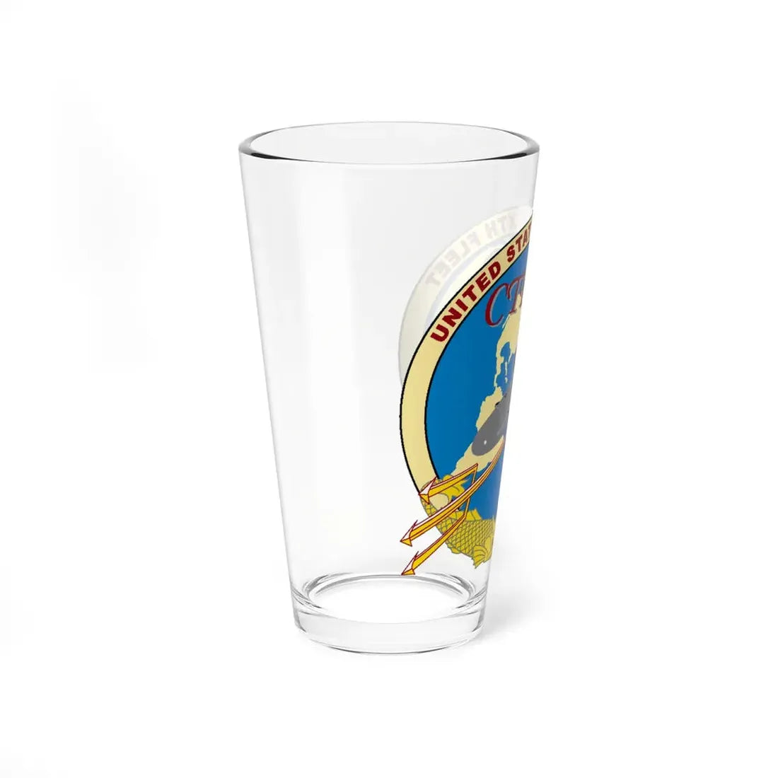 US Sixth Fleet CTF 69 (U.S. Navy) Pint Glass 16oz - Go Mug Yourself