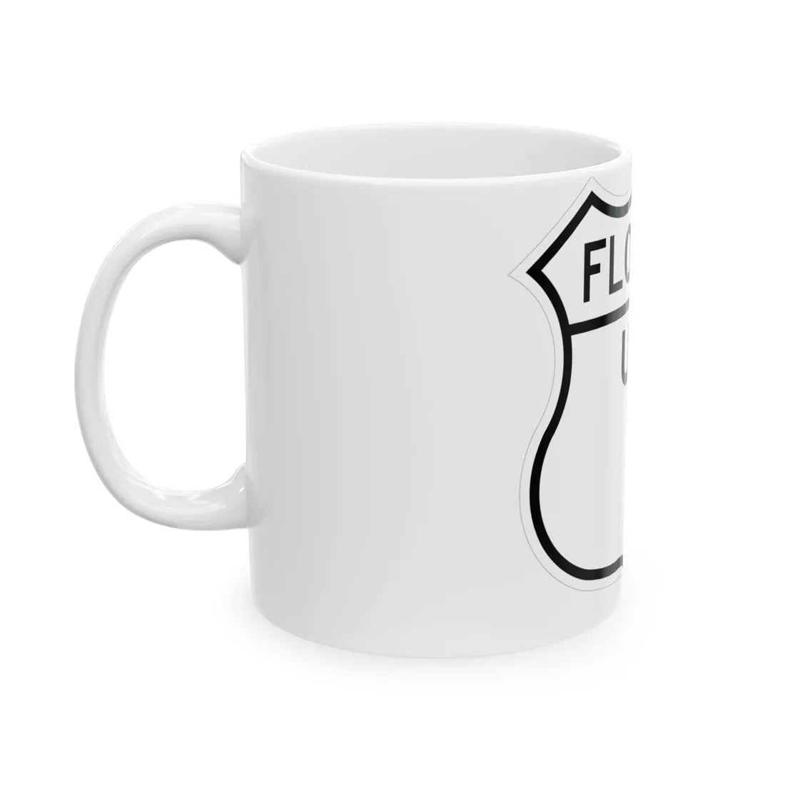 US XX 1948 (Florida) (Road Sign) White Coffee Mug - Go Mug Yourself