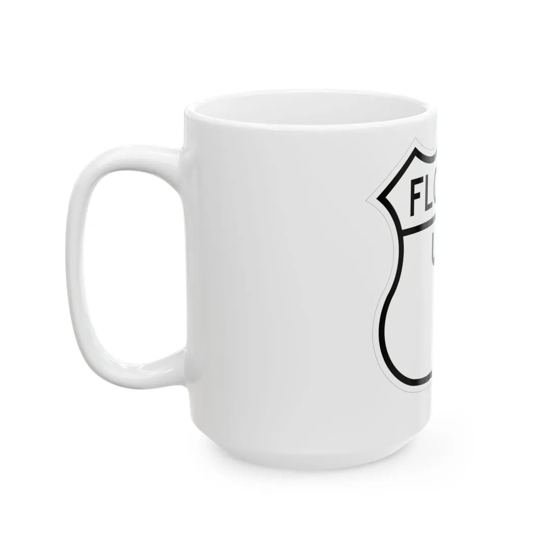 US XX 1948 (Florida) (Road Sign) White Coffee Mug - Go Mug Yourself