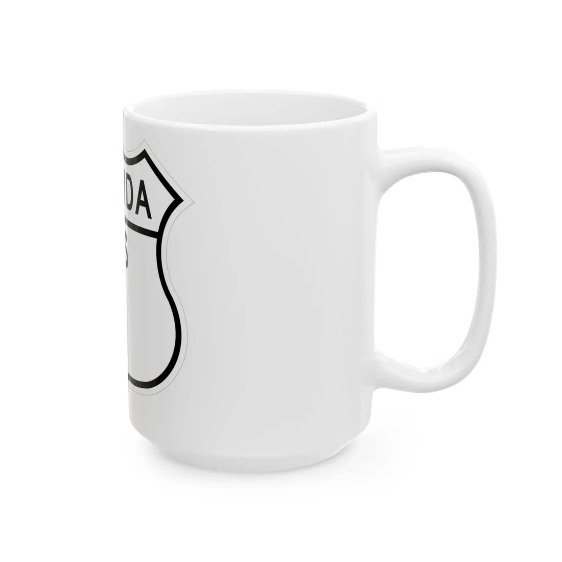 US XX 1948 (Florida) (Road Sign) White Coffee Mug - Go Mug Yourself