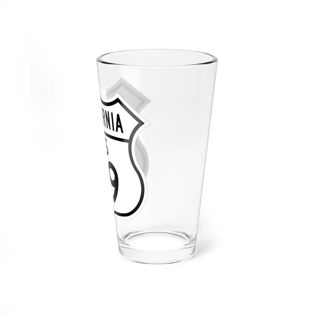 US XX California 1948 (California) (Road Sign) Pint Glass 16oz - Go Mug Yourself