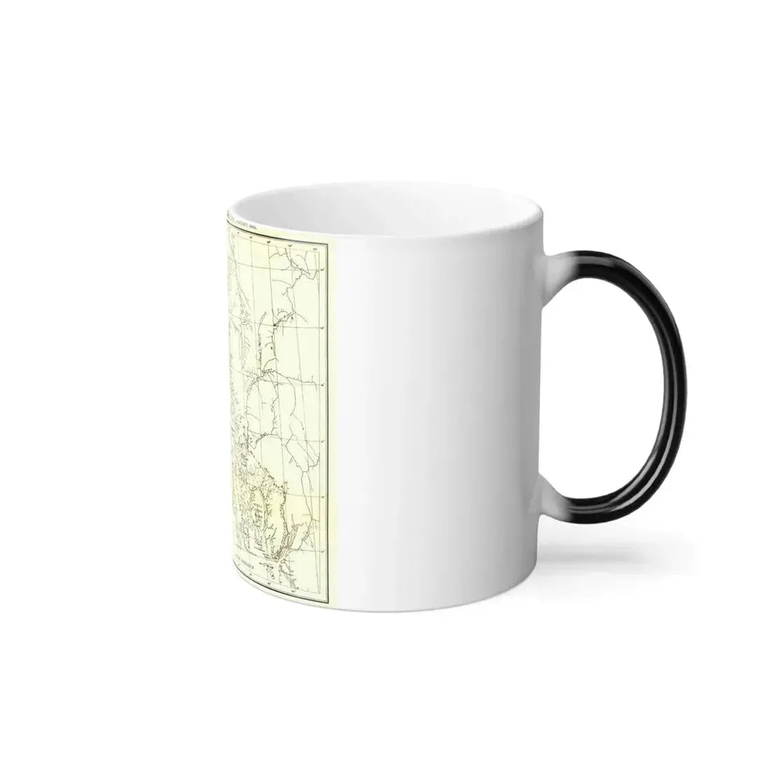 USA - Alaska (1903) (Map) Color Changing Mug 11oz - Go Mug Yourself