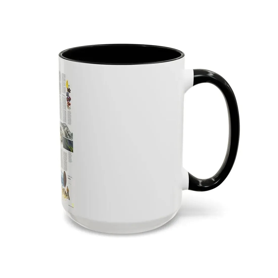 USA - Alaska, Beauty and Beasts (1975) (Map) Accent Coffee Mug - Go Mug Yourself
