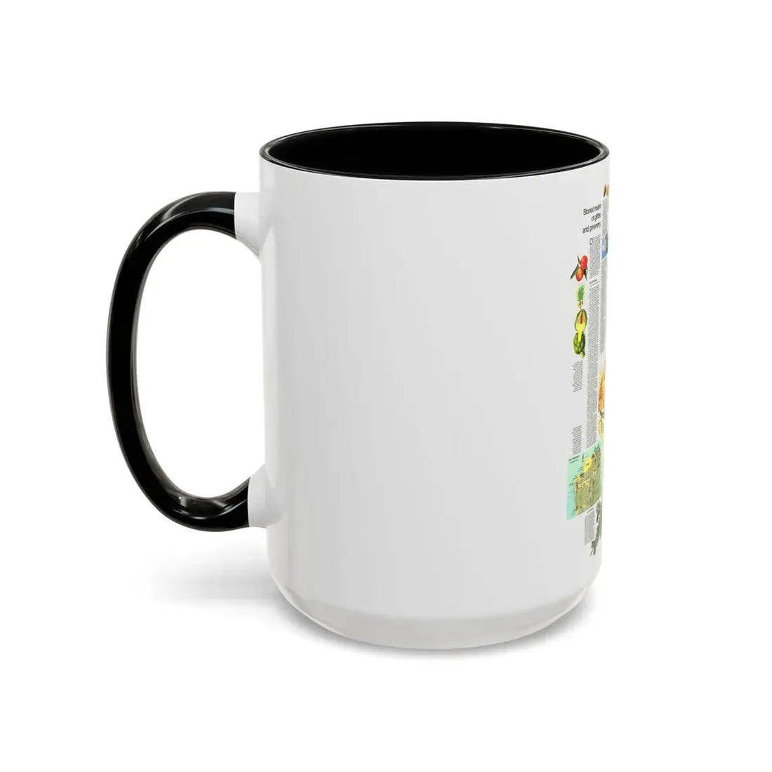 USA - California and Nevada 2 (1974) (Map) Accent Coffee Mug - Go Mug Yourself