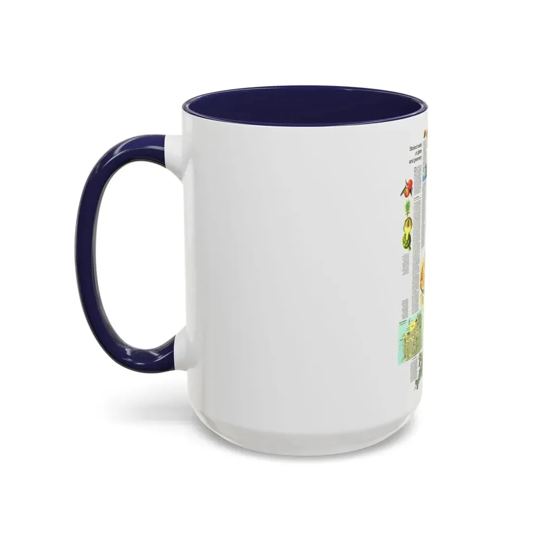 USA - California and Nevada 2 (1974) (Map) Accent Coffee Mug - Go Mug Yourself