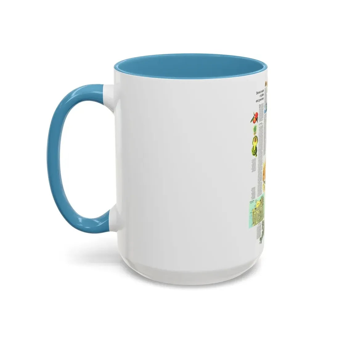 USA - California and Nevada 2 (1974) (Map) Accent Coffee Mug - Go Mug Yourself