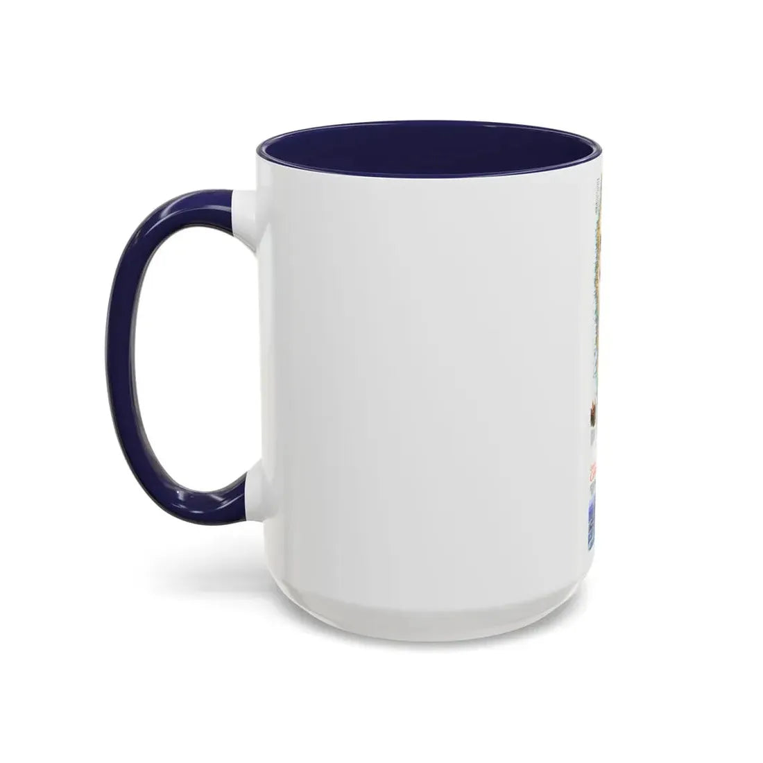 USA - Coastal California (1993) (Map) Accent Coffee Mug - Go Mug Yourself
