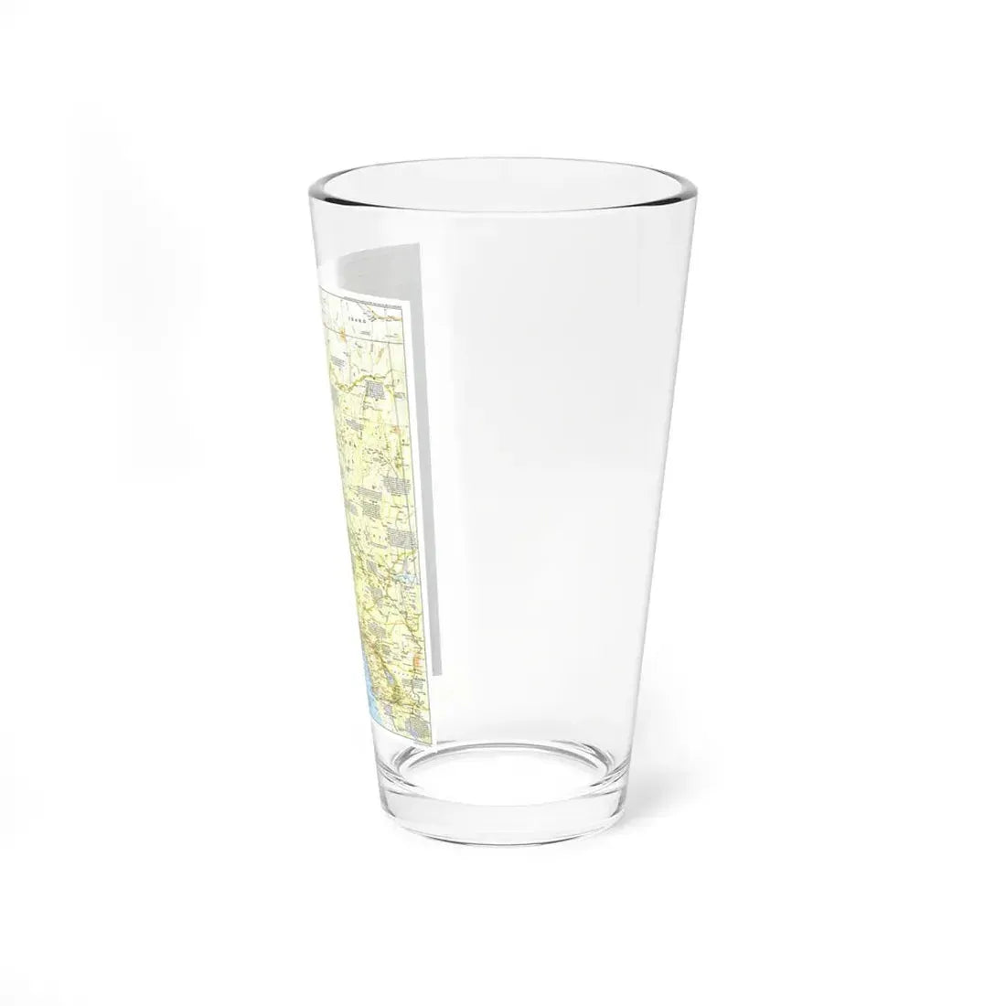 USA - Far West 1 (1984) (Map) Pint Glass 16oz - Go Mug Yourself