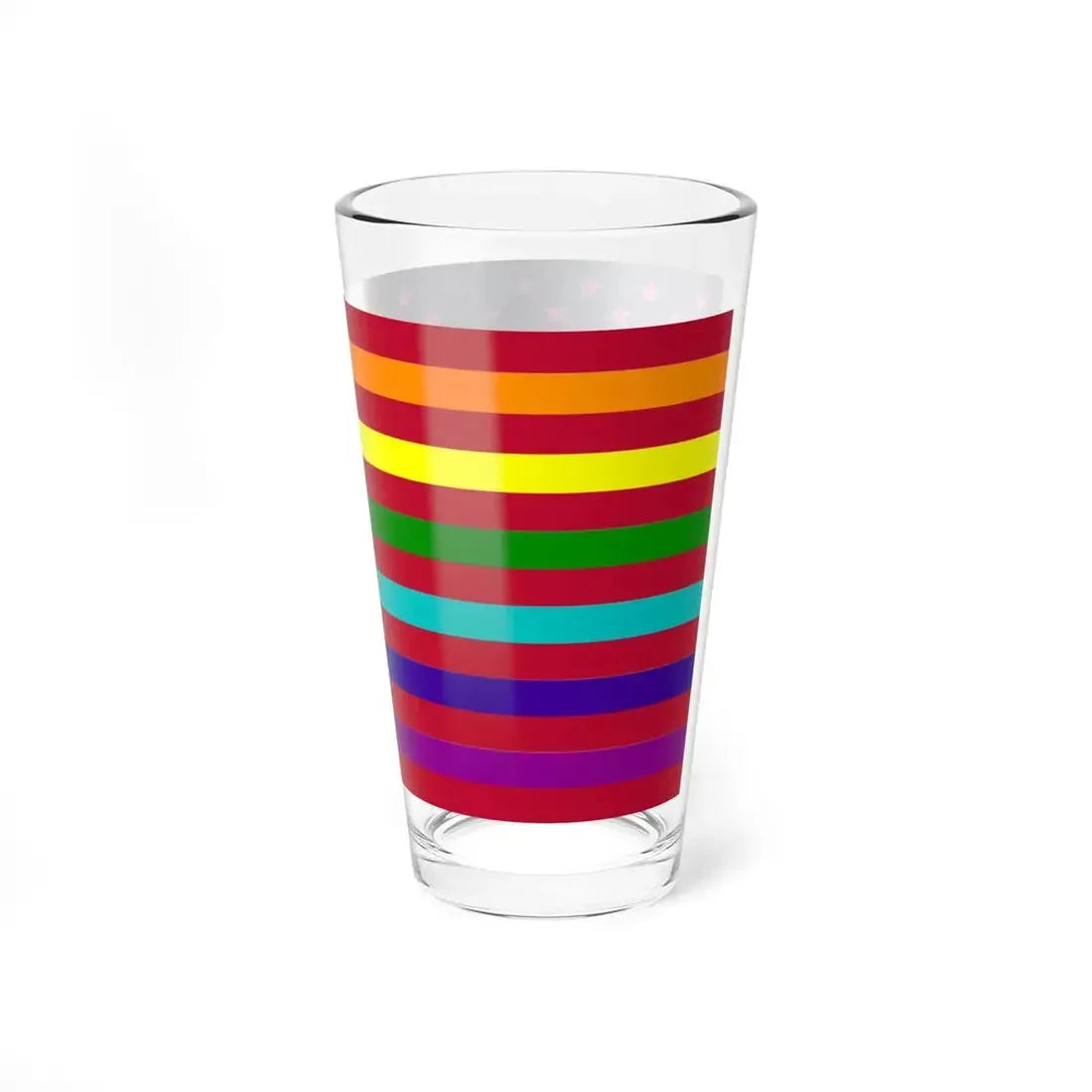 USA Gay flag (United States) Pint Glass 16oz - Go Mug Yourself