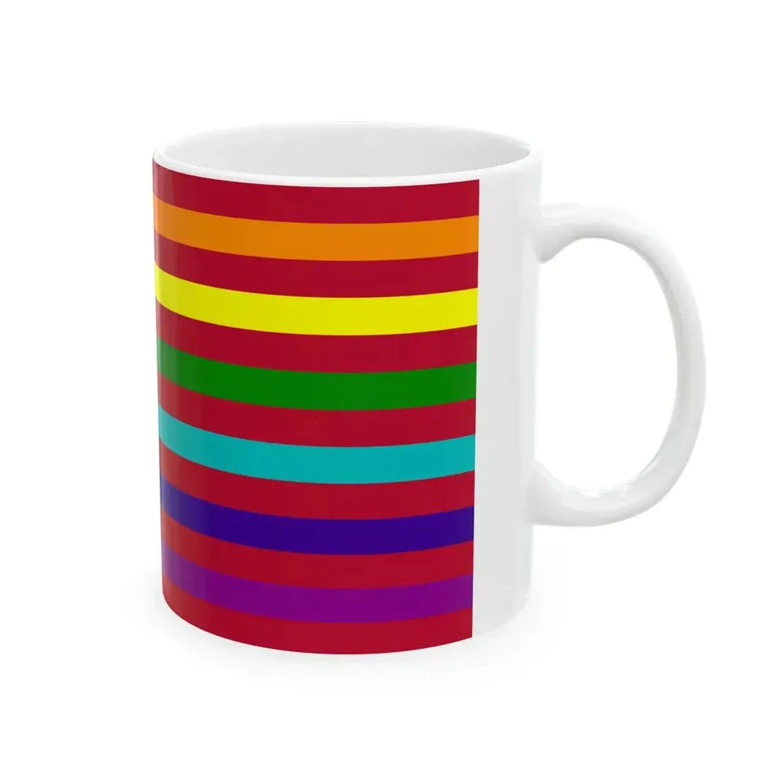USA Gay flag (United States) White Coffee Mug - Go Mug Yourself