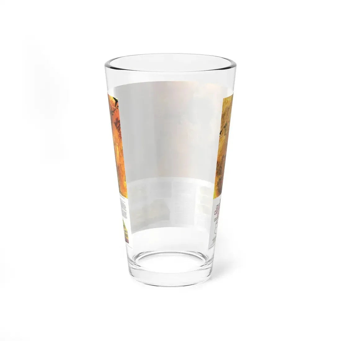 USA - Grand Canyon of the Colorado (1978) (Map) Pint Glass 16oz - Go Mug Yourself