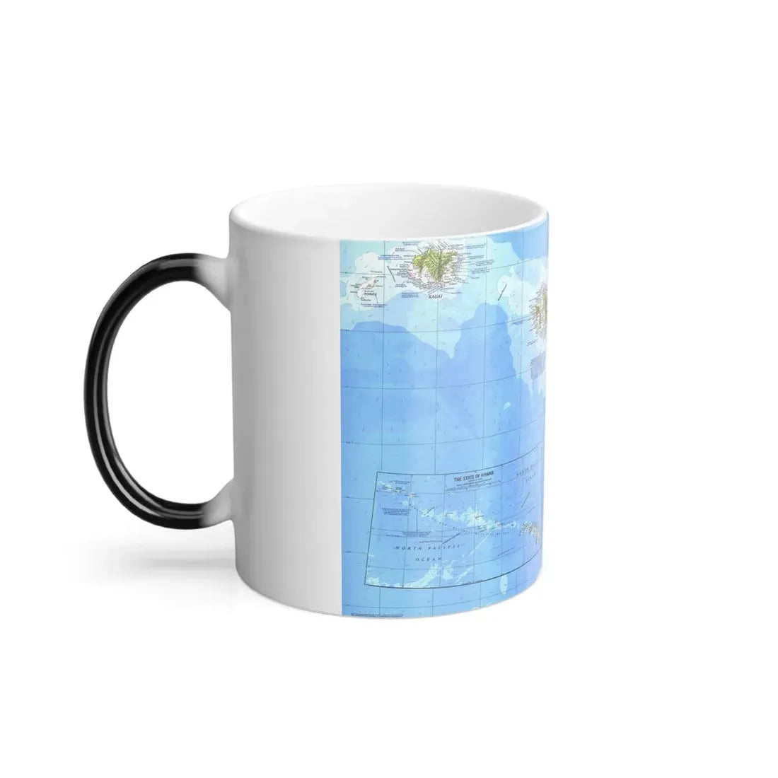 USA - Hawaii (1976) (Map) Color Changing Mug 11oz - Go Mug Yourself