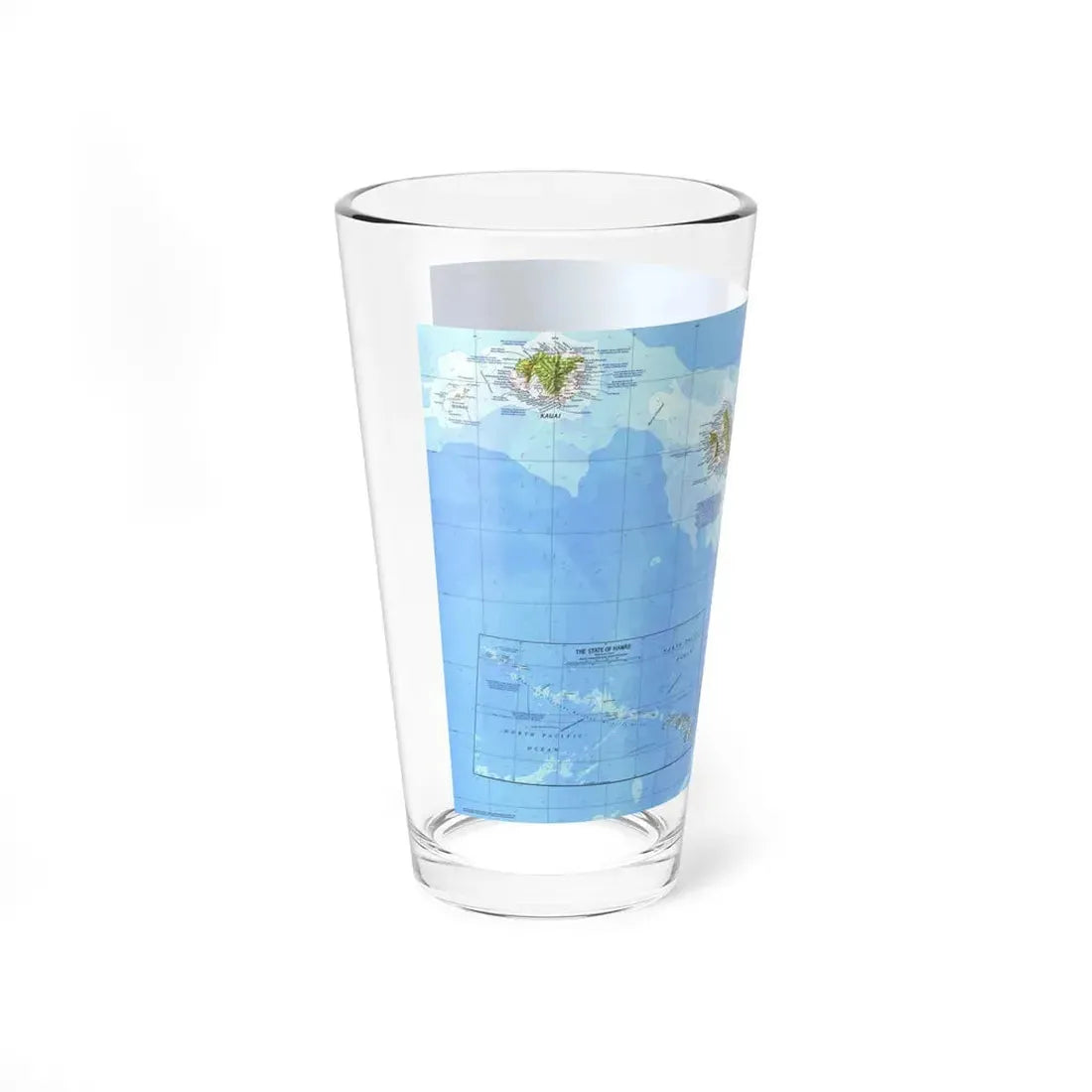 USA - Hawaii (1976) (Map) Pint Glass 16oz - Go Mug Yourself