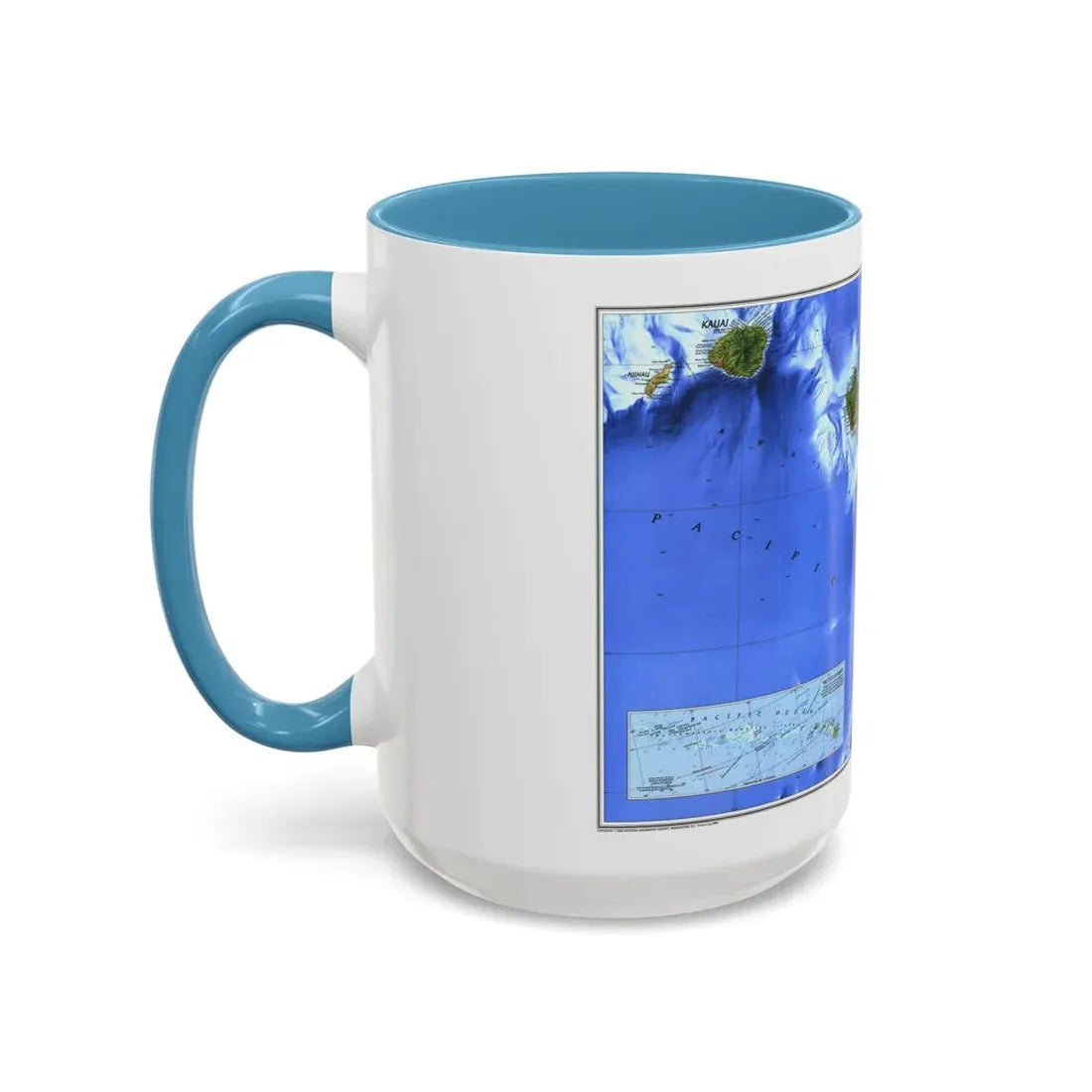 USA - Hawaii (1995) (Map) Accent Coffee Mug - Go Mug Yourself