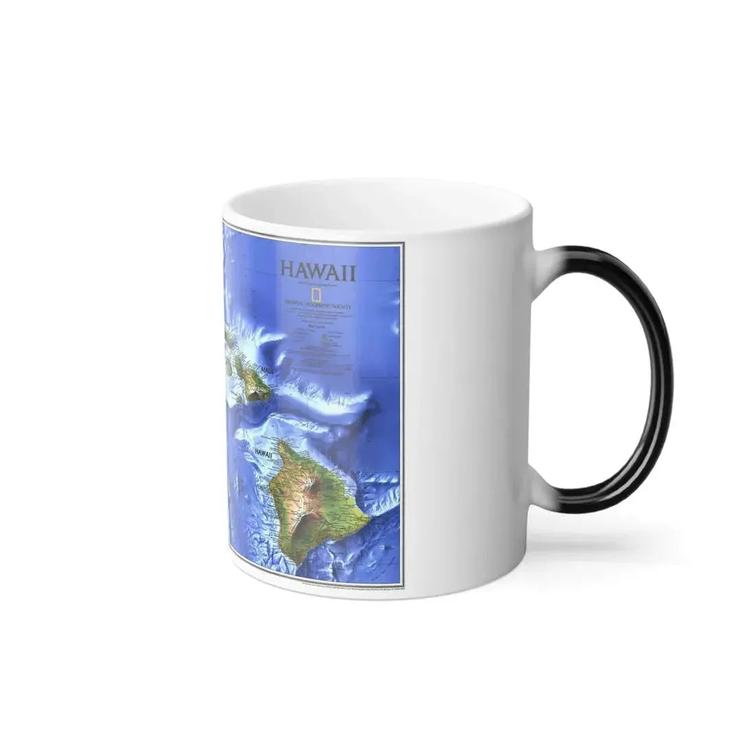 USA - Hawaii (1995) (Map) Color Changing Mug 11oz - Go Mug Yourself