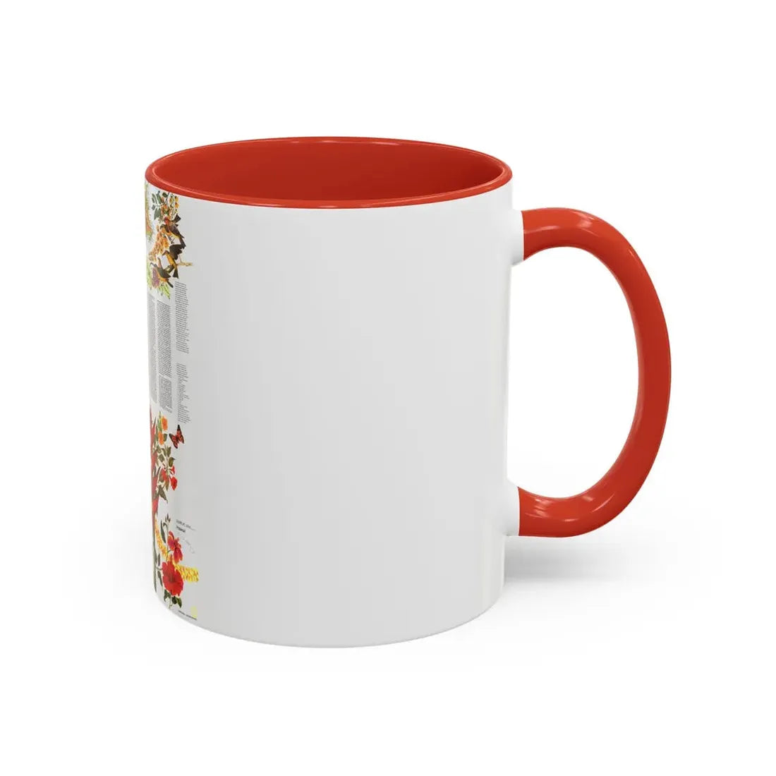 USA - Hawaii, Beguiling Isles (1976) (Map) Accent Coffee Mug - Go Mug Yourself