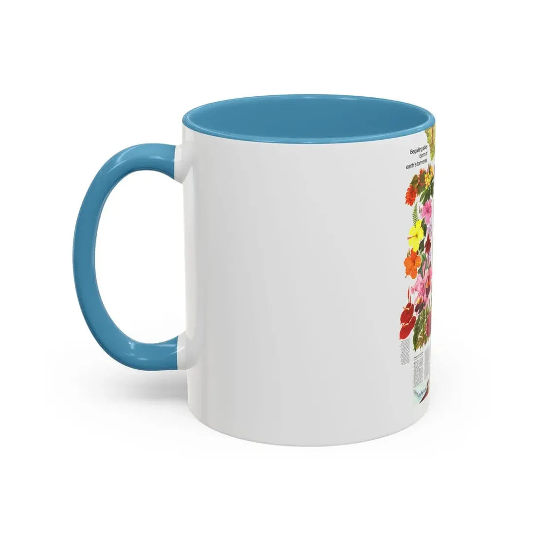 USA - Hawaii, Beguiling Isles (1976) (Map) Accent Coffee Mug - Go Mug Yourself