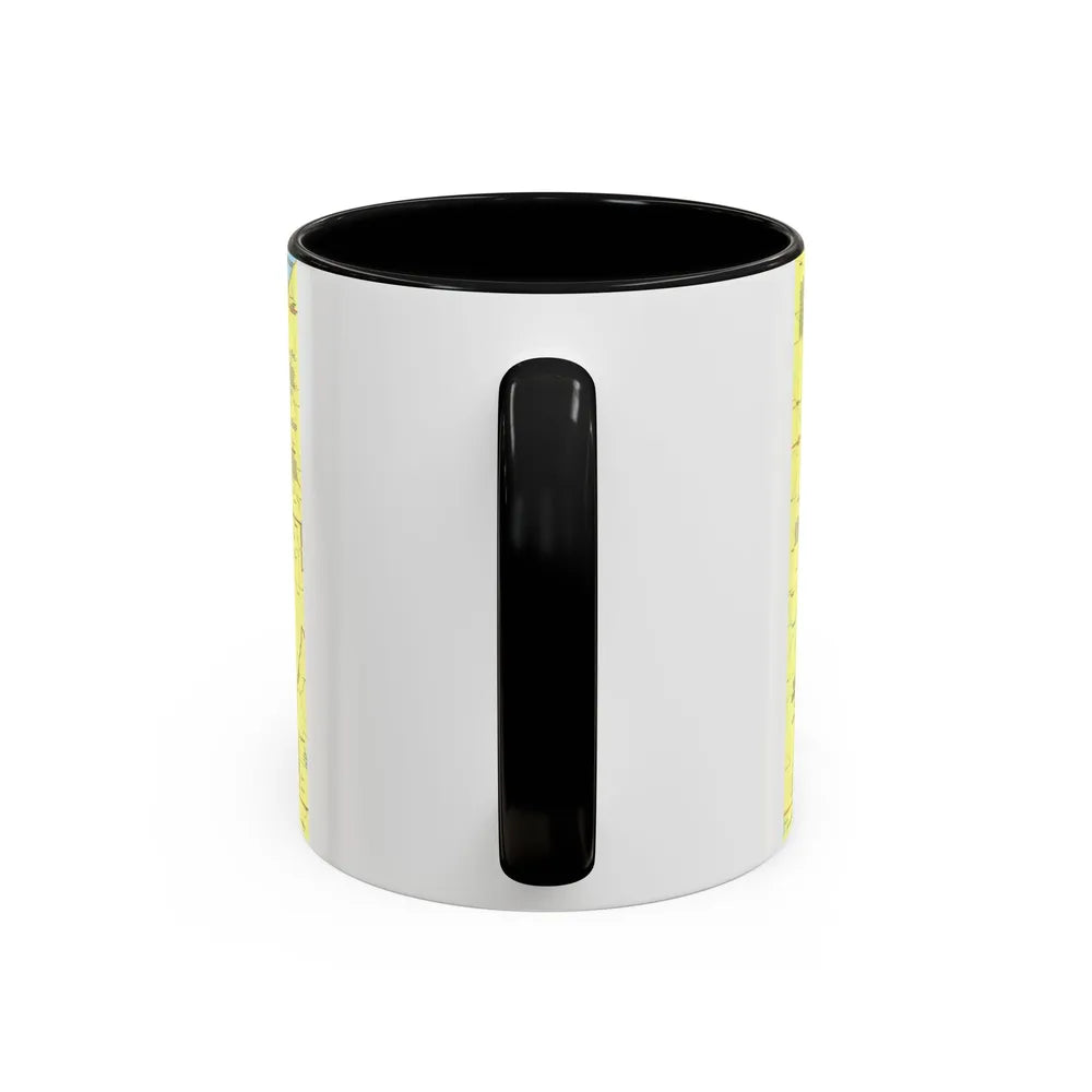 USA - Illinois, Indiana, Ohio, Kentucky 1 (1977) (Map) Accent Coffee Mug - Go Mug Yourself