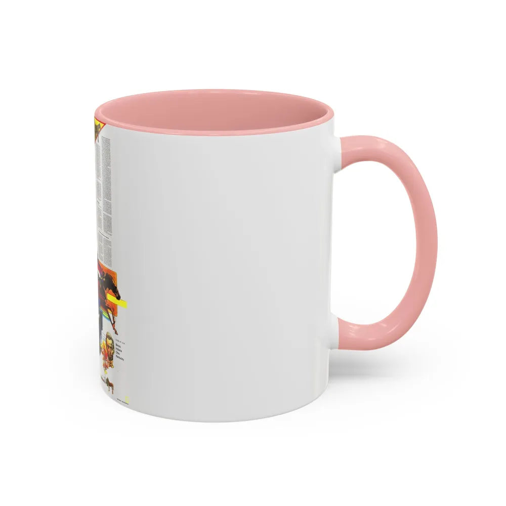 USA - Illinois, Indiana, Ohio, Kentucky 2 (1977) (Map) Accent Coffee Mug - Go Mug Yourself