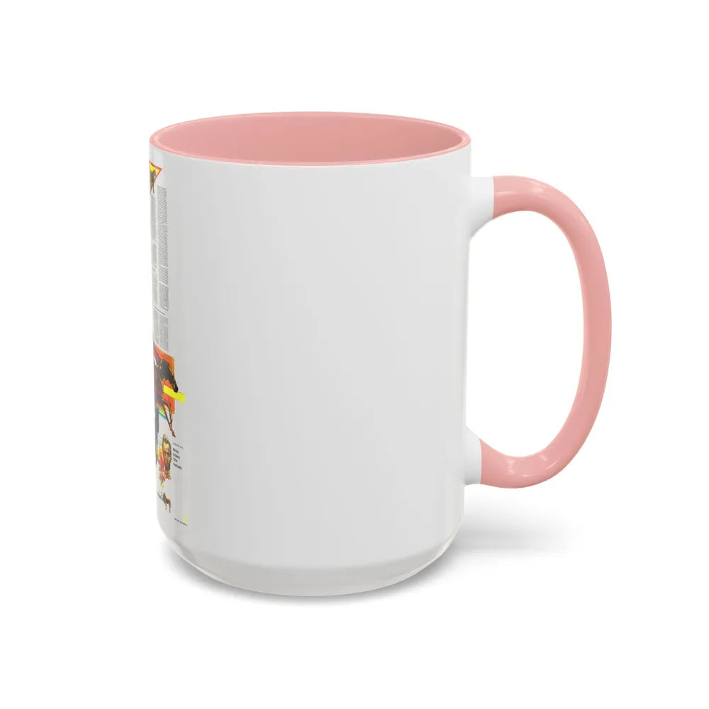 USA - Illinois, Indiana, Ohio, Kentucky 2 (1977) (Map) Accent Coffee Mug - Go Mug Yourself