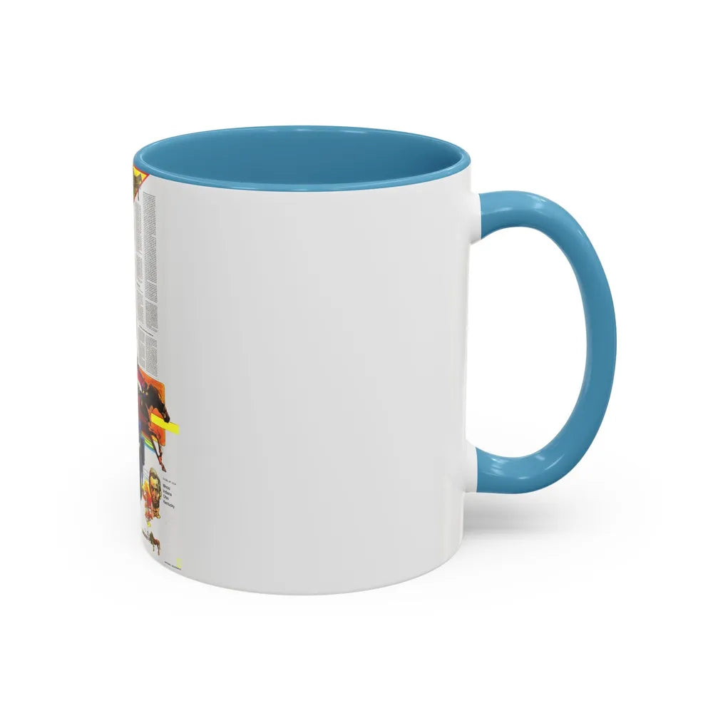 USA - Illinois, Indiana, Ohio, Kentucky 2 (1977) (Map) Accent Coffee Mug - Go Mug Yourself