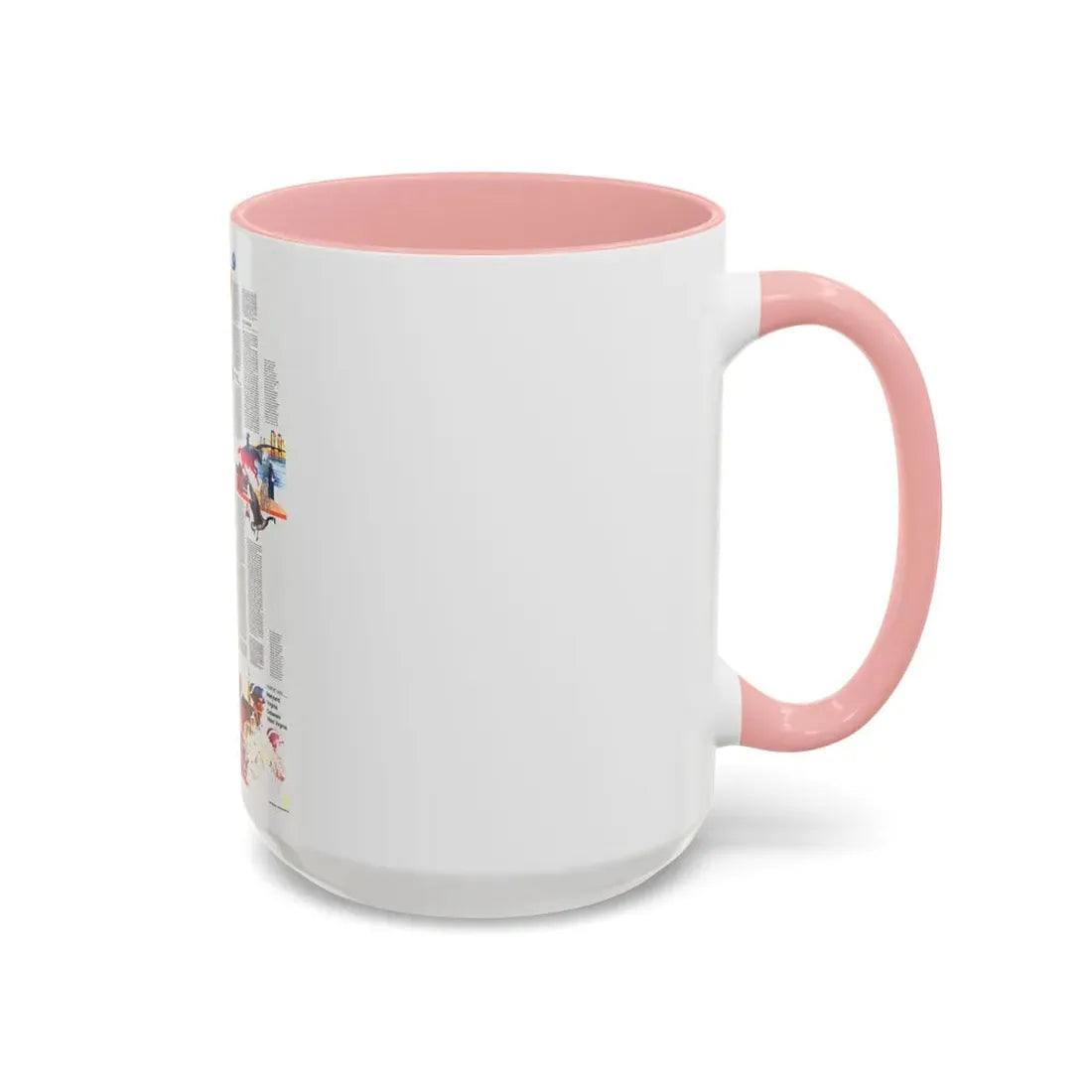 USA - Mid-Atlantic States 2 (1976) (Map) Accent Coffee Mug - Go Mug Yourself