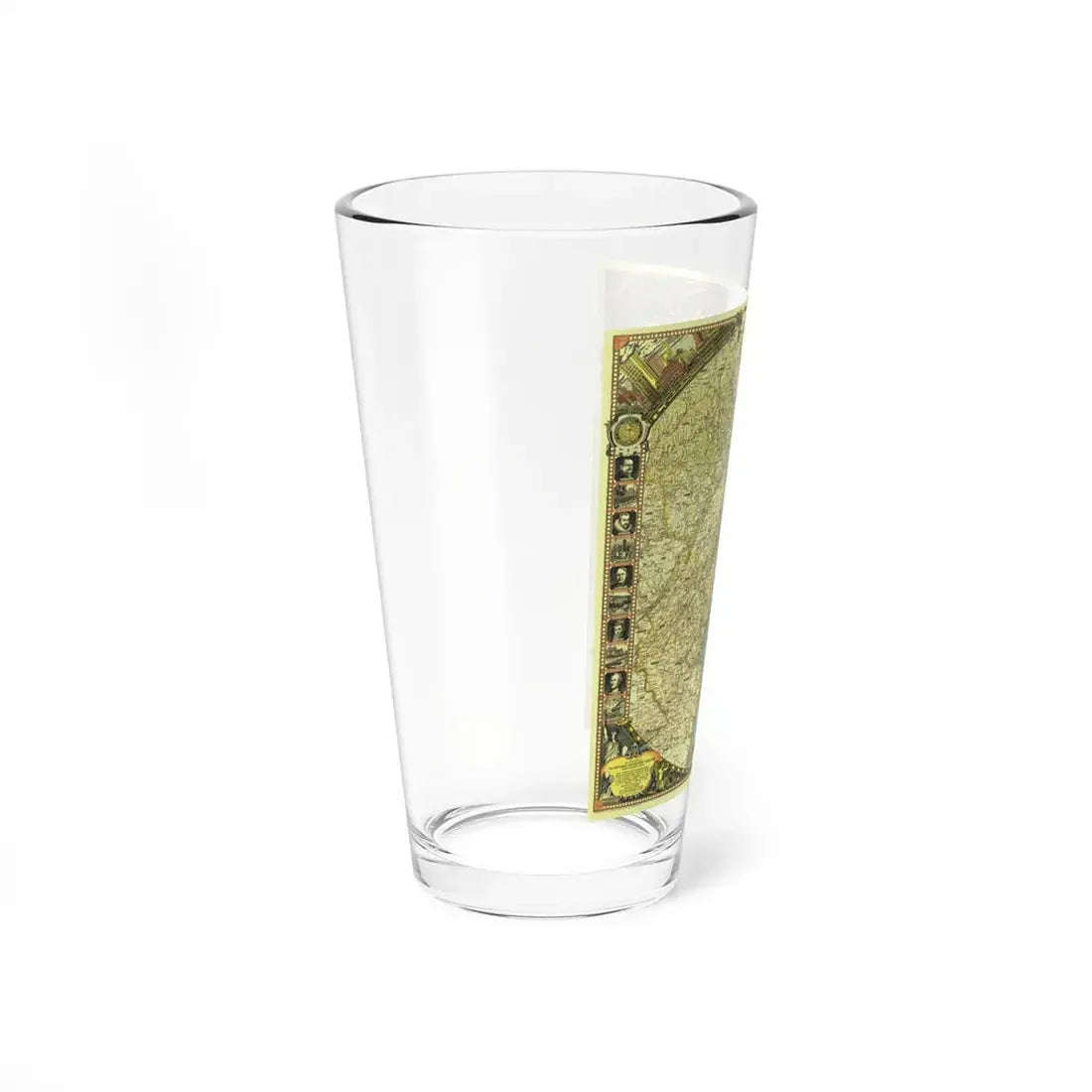 USA - New York City (1939) (Map) Pint Glass 16oz - Go Mug Yourself