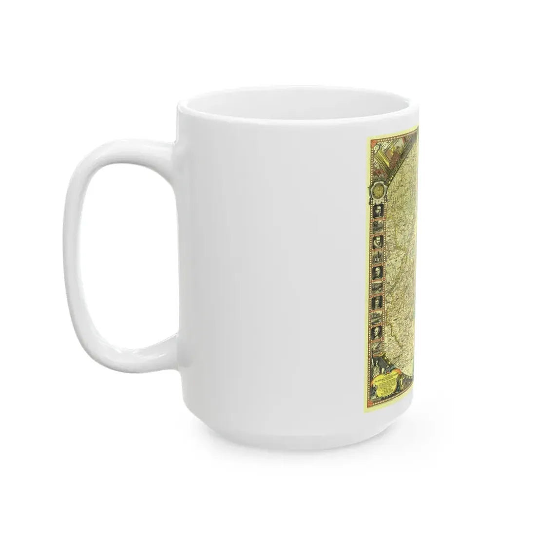 USA - New York City (1939) (Map) White Coffee Mug - Go Mug Yourself