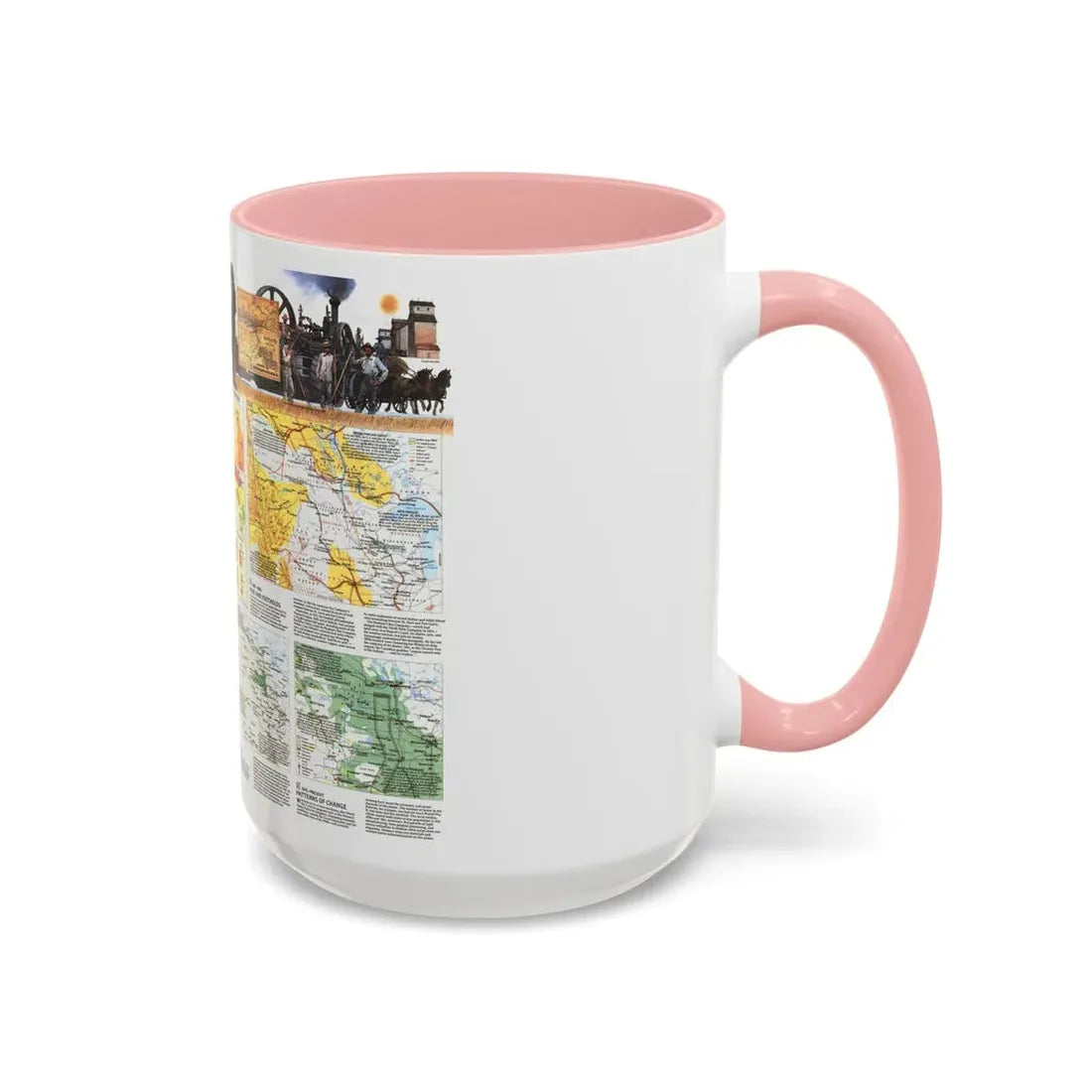 USA - Northern Plains 2 (1986) (Map) Accent Coffee Mug - Go Mug Yourself