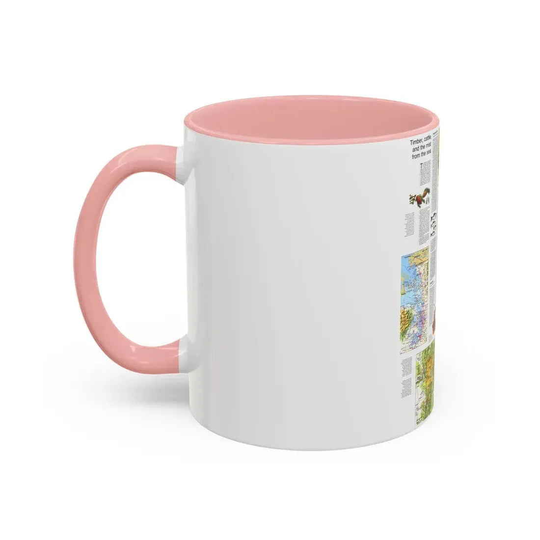 USA - Northwest 2 (1973) (Map) Accent Coffee Mug - Go Mug Yourself