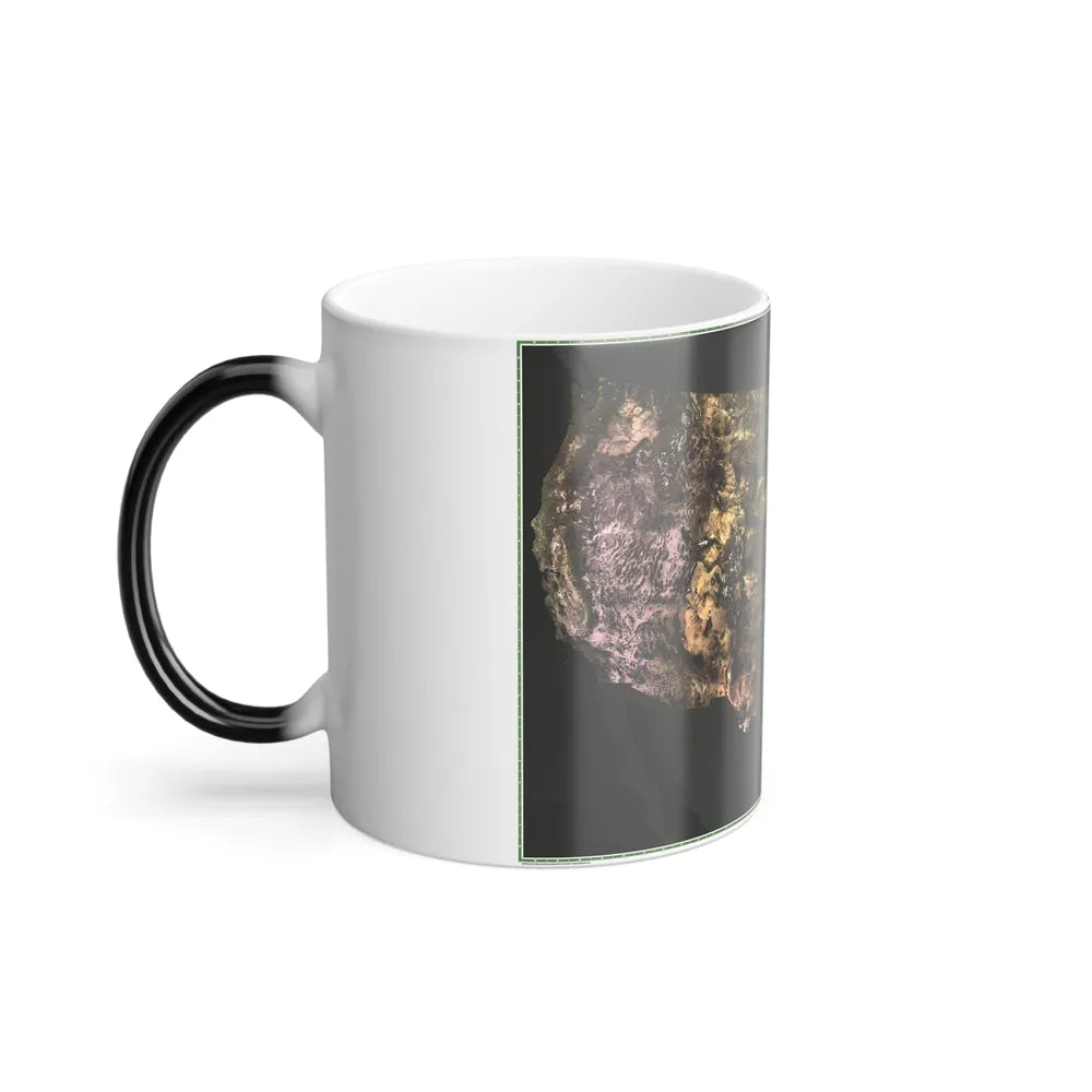 USA - Portrait U.S.A (1976) (Map) Color Changing Mug 11oz-Go Mug Yourself