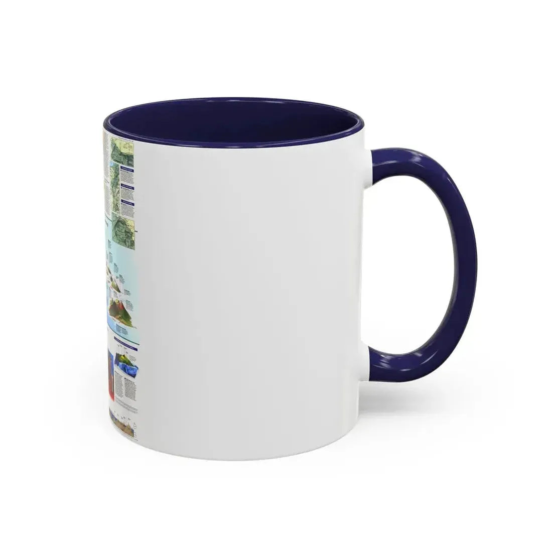 USA - Rediscovering Hawaii (1995) (Map) Accent Coffee Mug - Go Mug Yourself