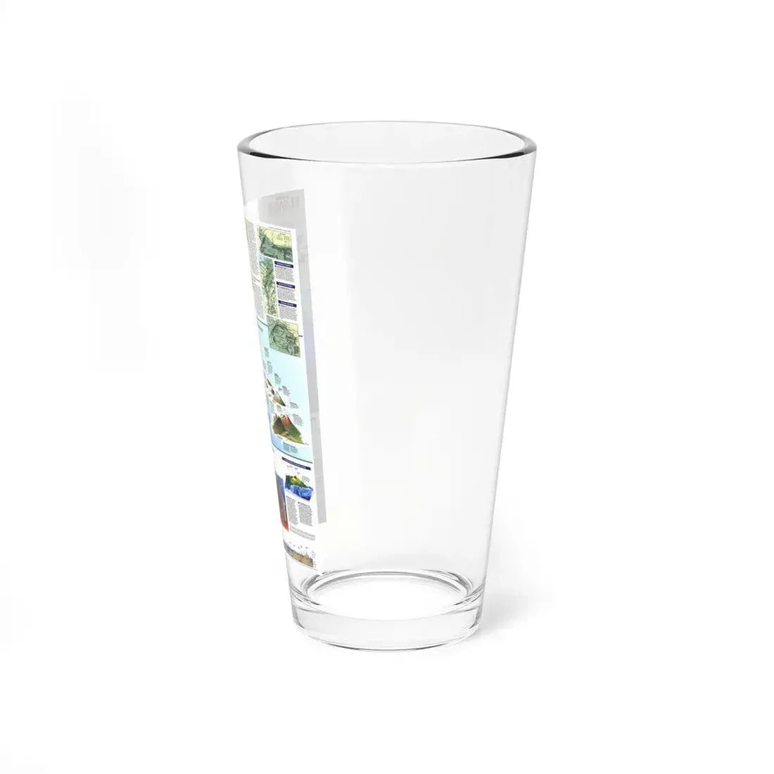 USA - Rediscovering Hawaii (1995) (Map) Pint Glass 16oz - Go Mug Yourself