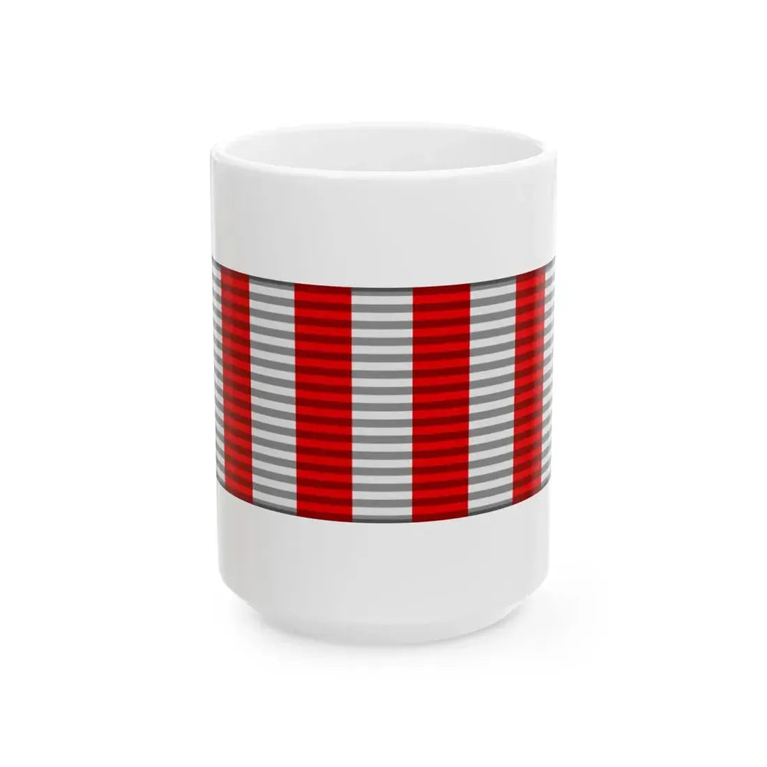 USA Ribbon (United States) White Coffee Mug 15oz - Go Mug Yourself