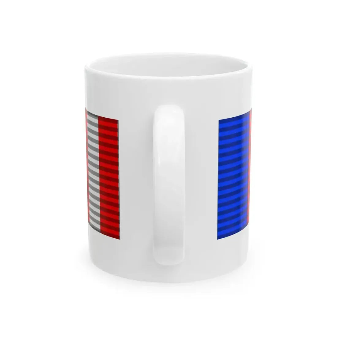 USA Ribbon (United States) White Coffee Mug - Go Mug Yourself