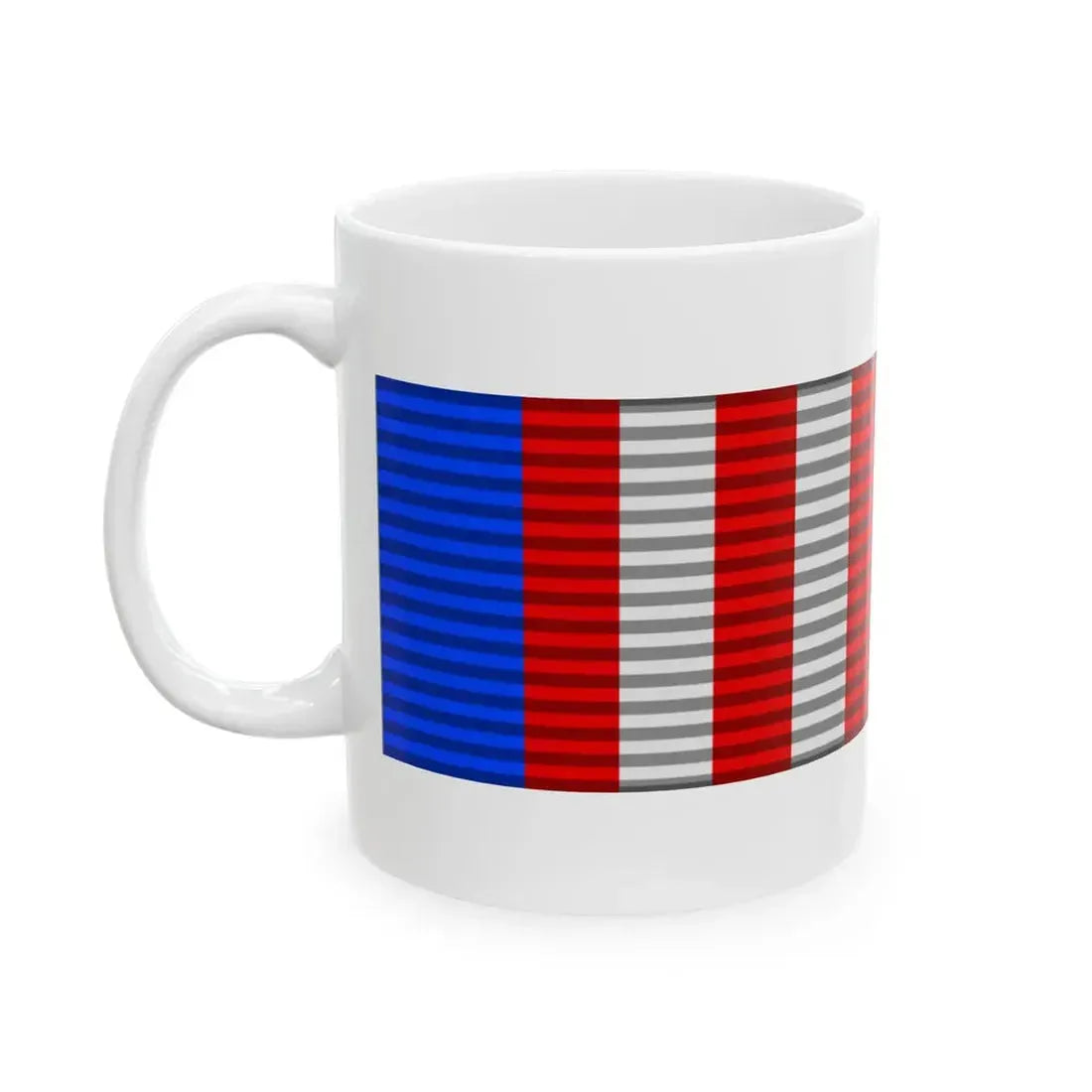 USA Ribbon (United States) White Coffee Mug - Go Mug Yourself