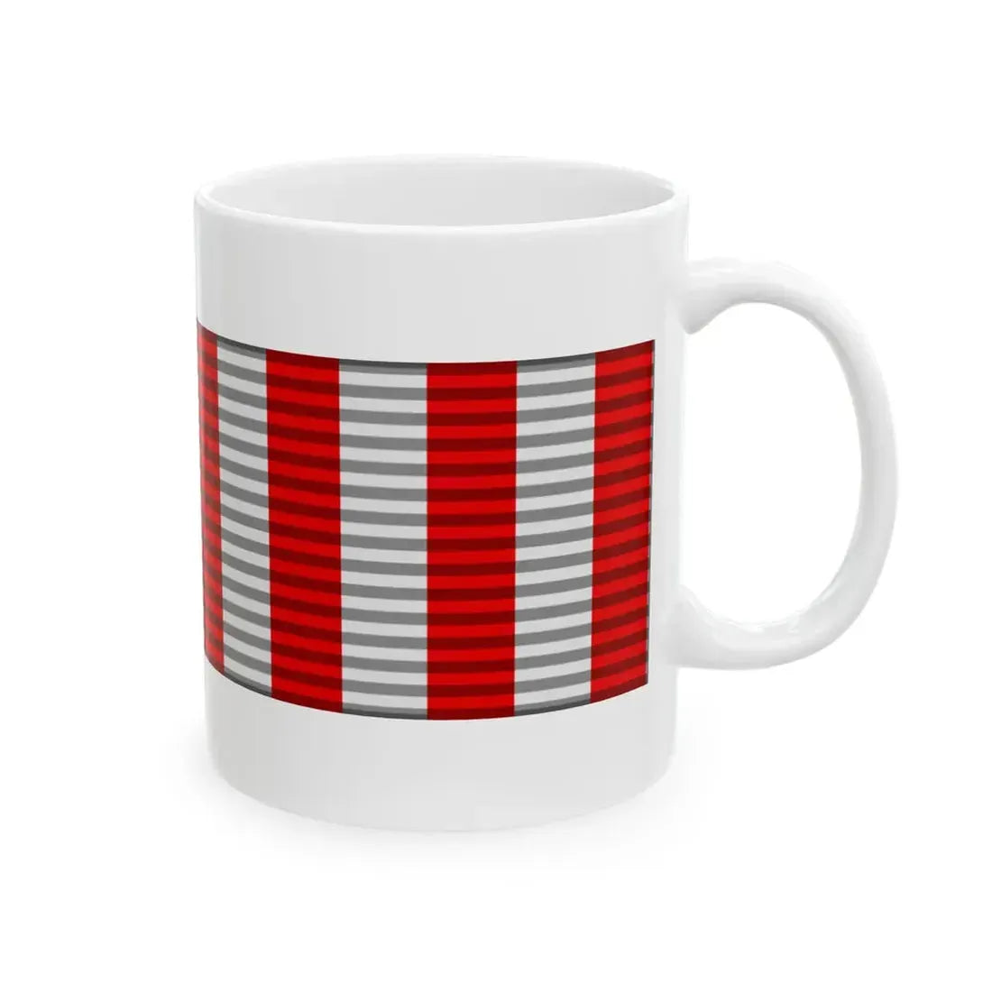 USA Ribbon (United States) White Coffee Mug - Go Mug Yourself