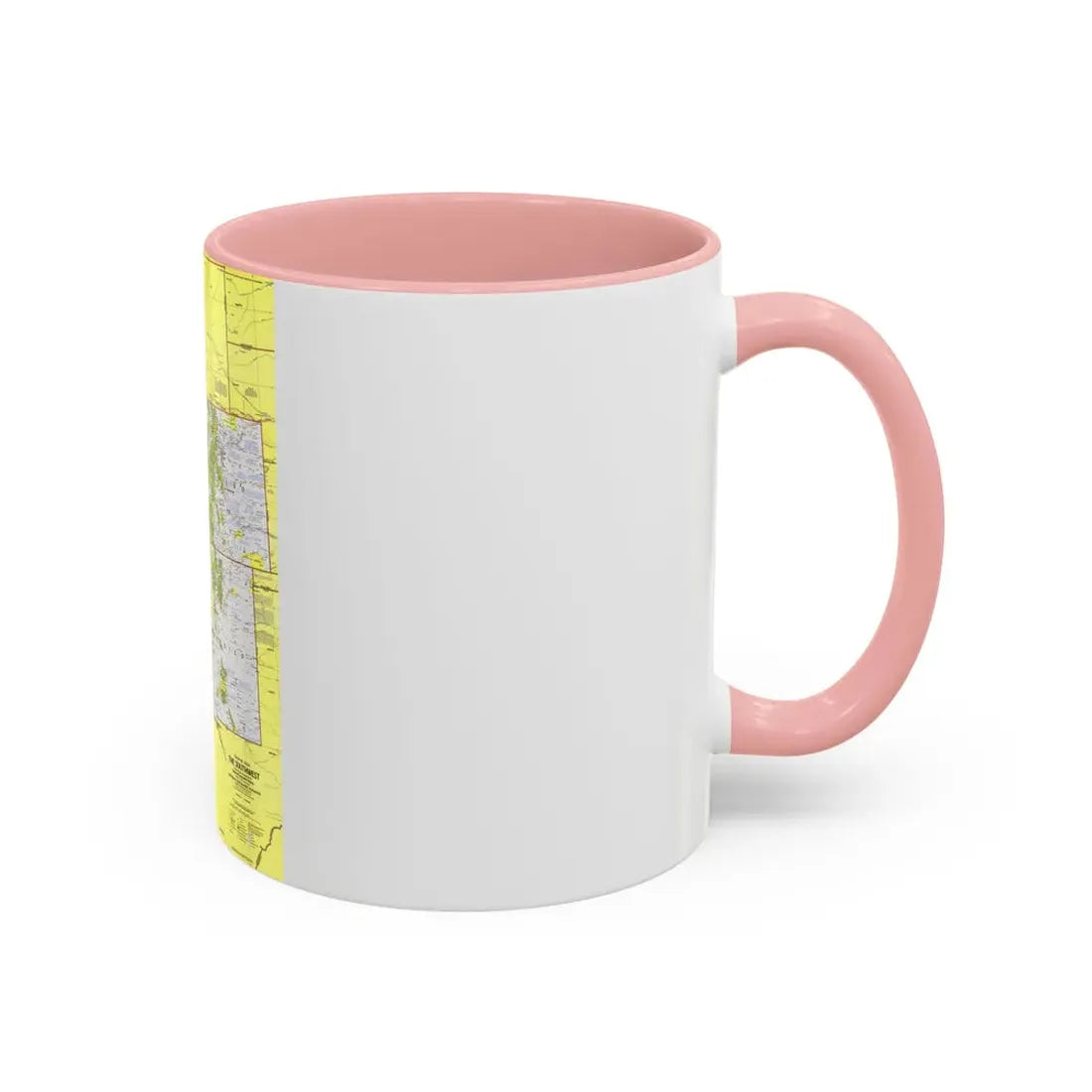 USA - Southwest 1 (1977) (Map) Accent Coffee Mug - Go Mug Yourself