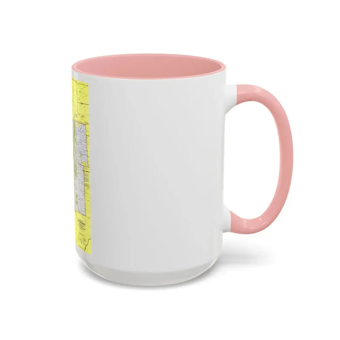 USA - Southwest 1 (1977) (Map) Accent Coffee Mug - Go Mug Yourself