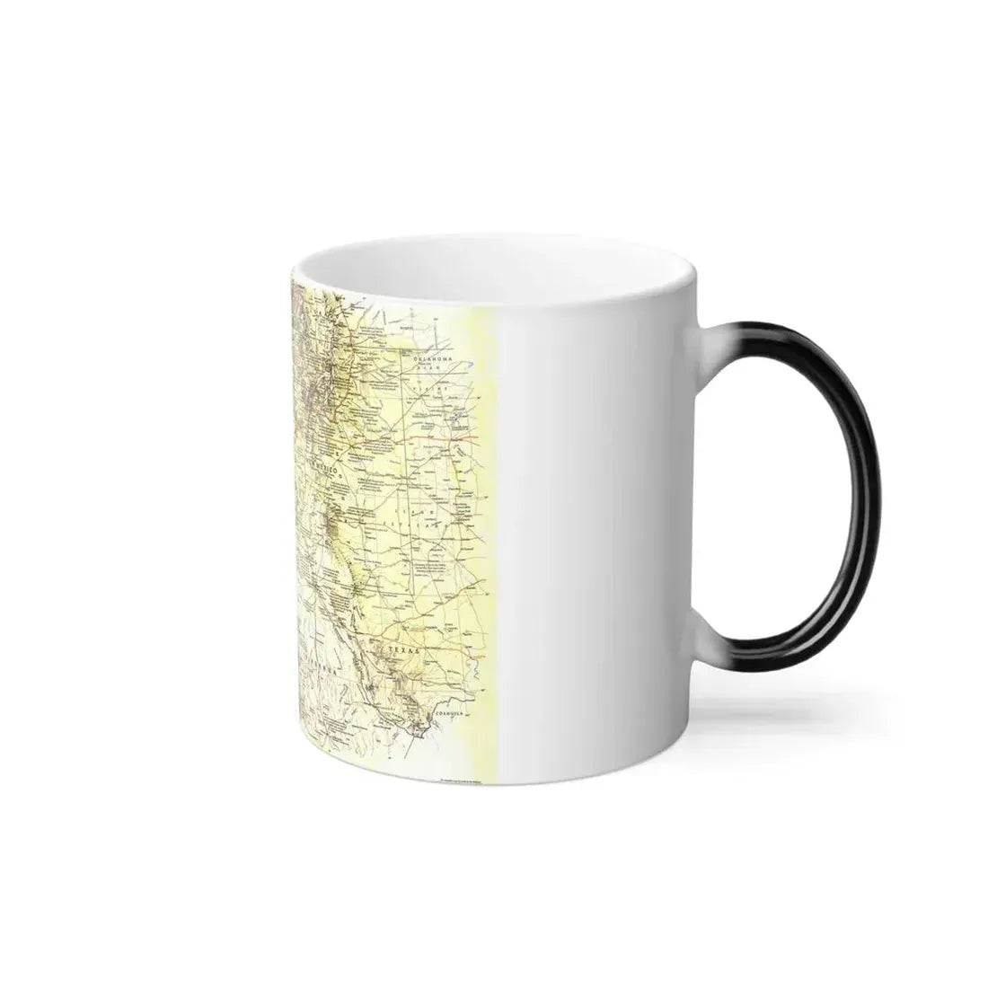 USA - Southwest 1 (1982) (Map) Color Changing Mug 11oz - Go Mug Yourself
