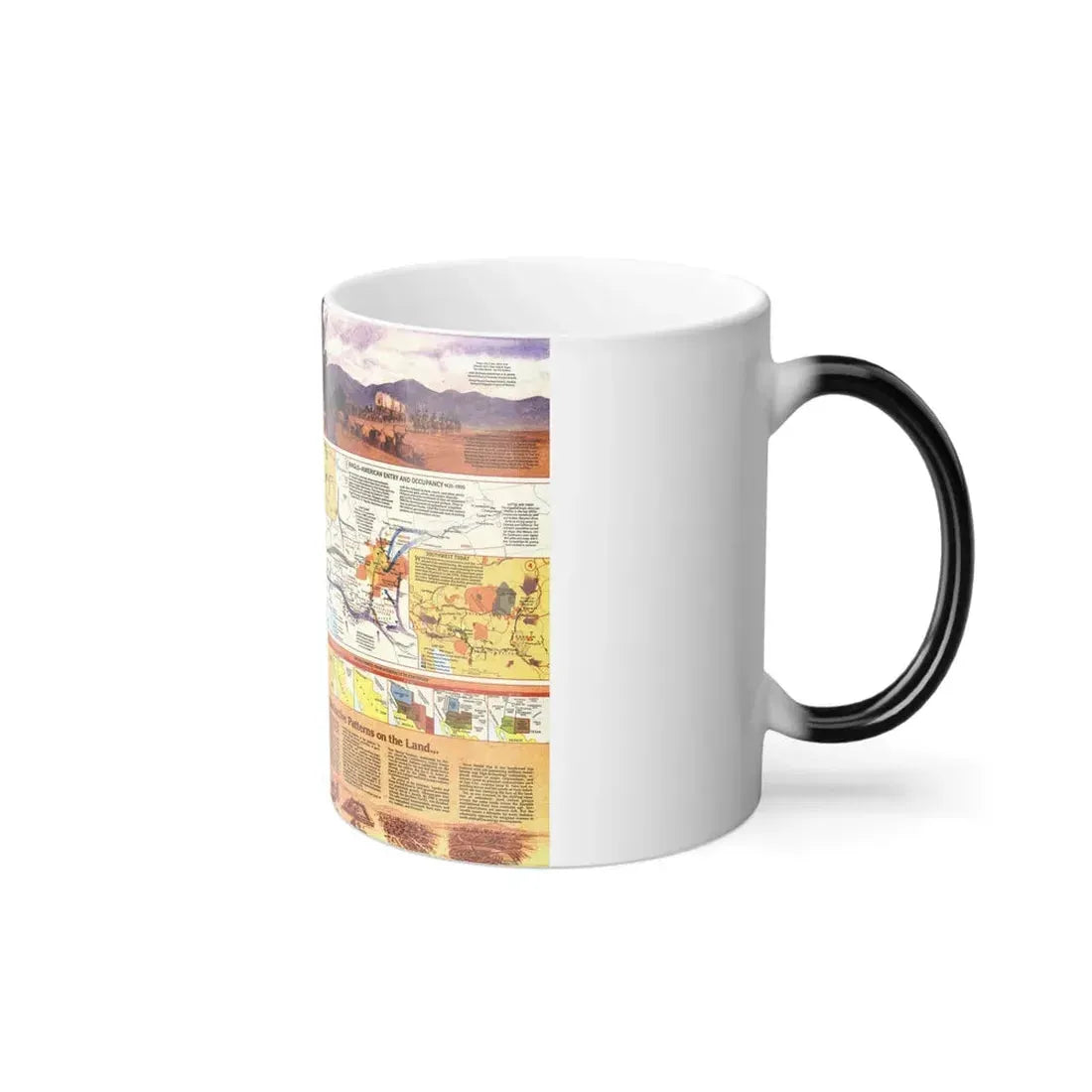 USA - Southwest 2 (1982) (Map) Color Changing Mug 11oz - Go Mug Yourself