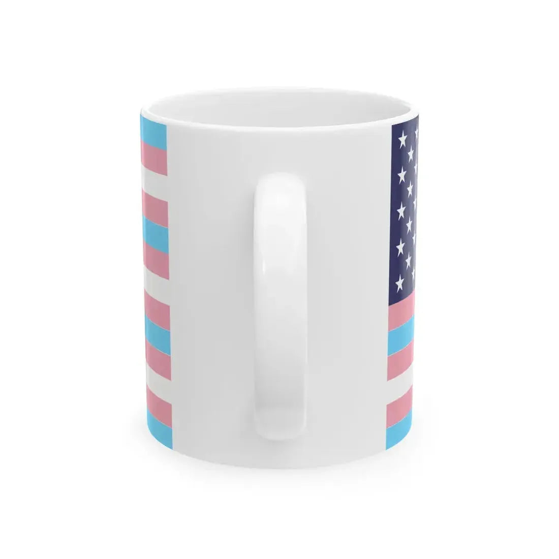 USA Transgender flag (United States) White Coffee Mug - Go Mug Yourself